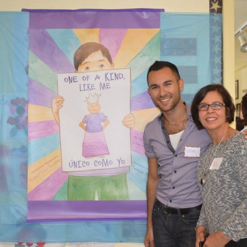 The real Danny with the real Ms. Caloca