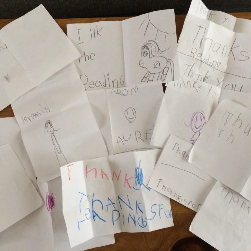 First thank you letters